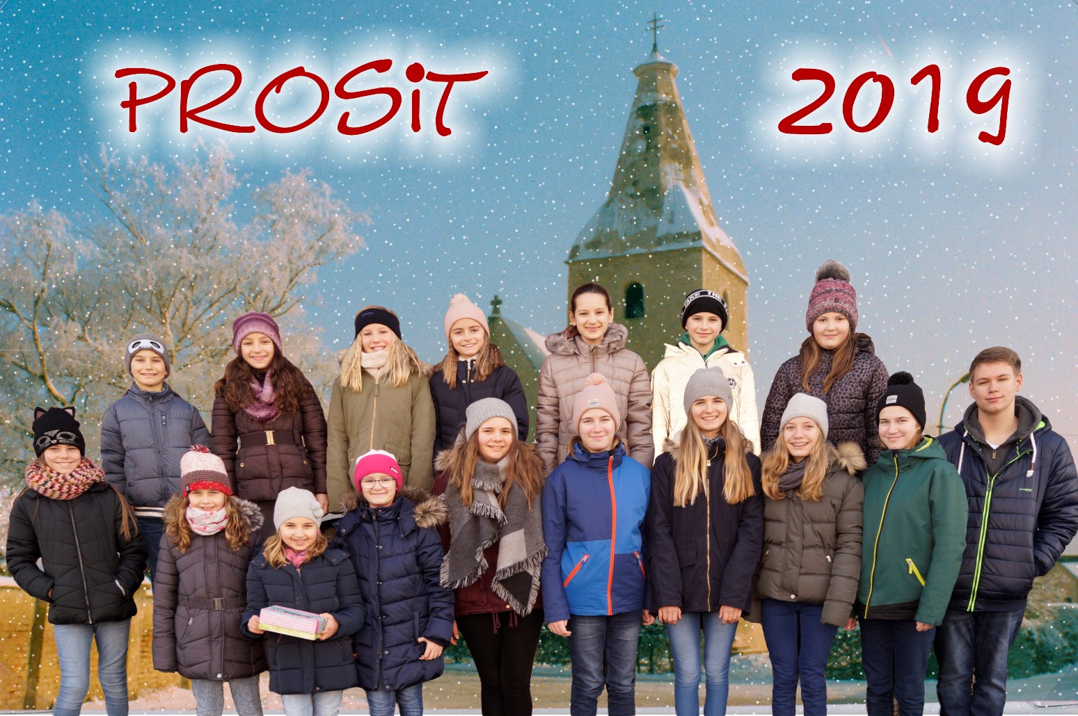 2019 - Unsere Ministranten wünschen PROSIT NEUJAHR