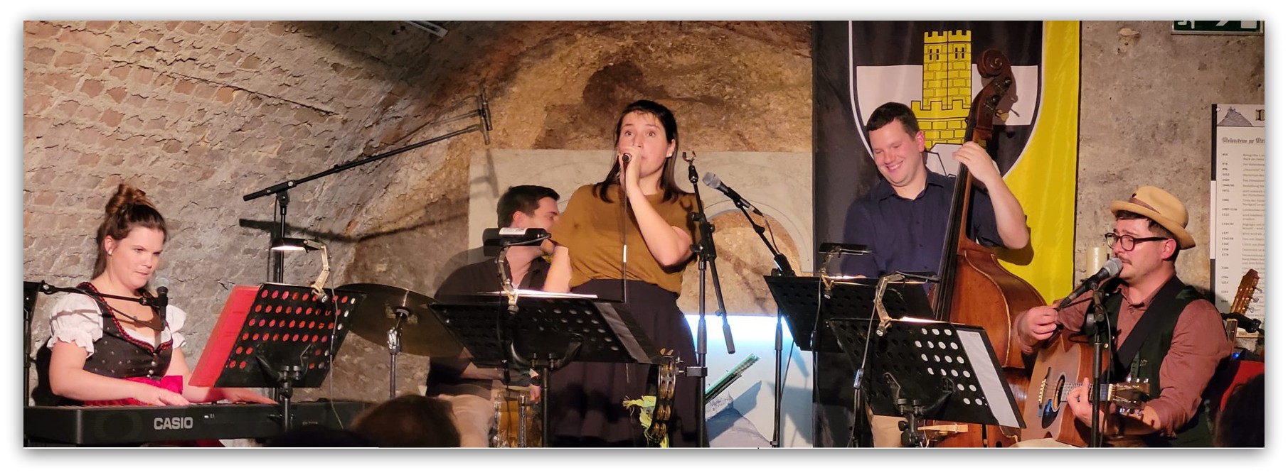 2024 - Unsere "Junge Musi" begeistert in den Staatzer Kultakomben